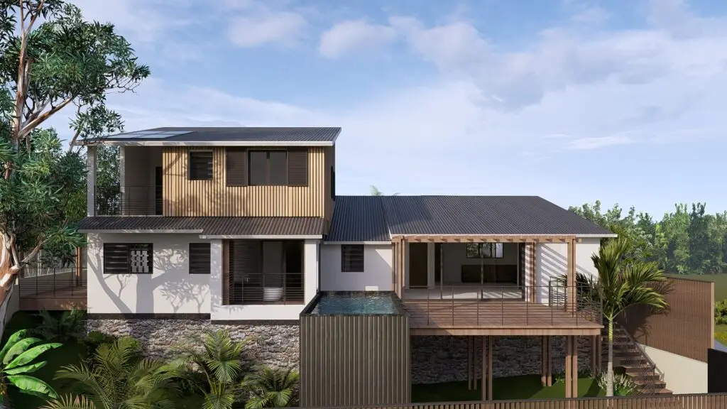 Rénovation case Réunion projet Mayotte permis de construire Amélie Nogues Architecte
