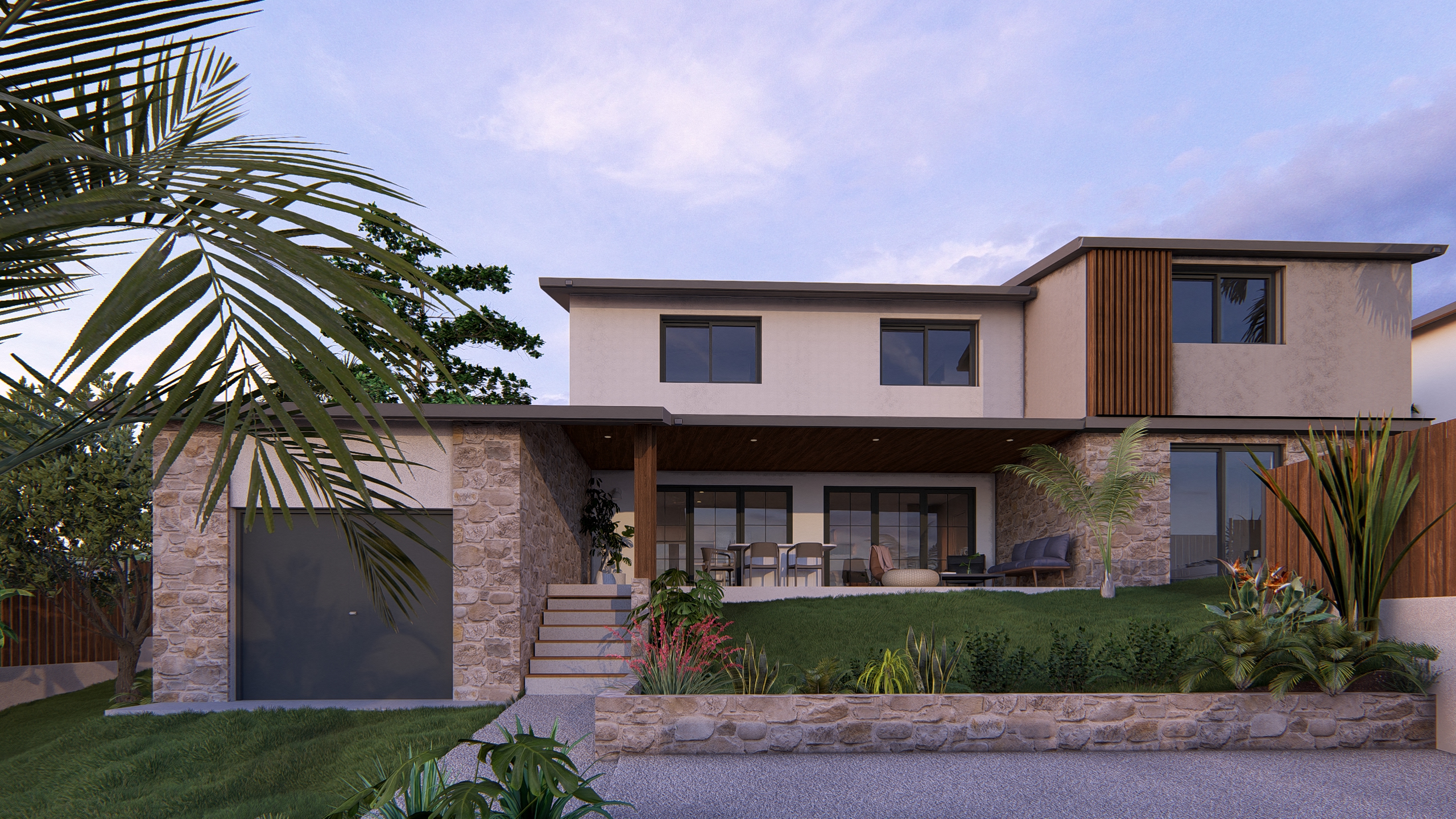 Maison, villa Architecture, La Réunion, construction, projet permis de construire Architecte Saint-Paul 97460 La Réunion Mayotte